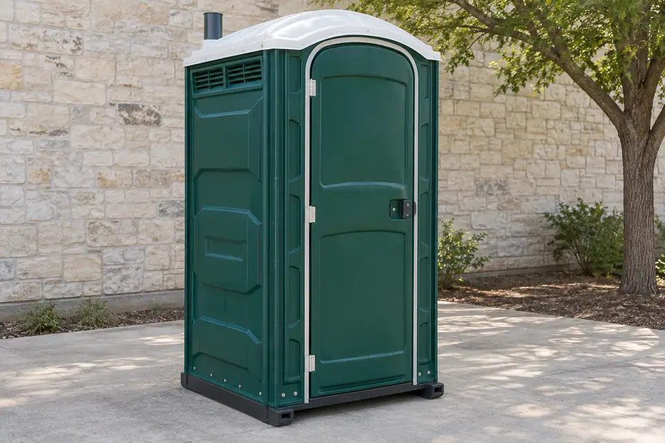 Standard porta potties equipment option