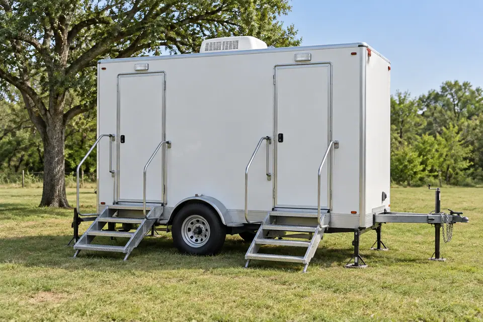 Restroom trailer rentals equipment option